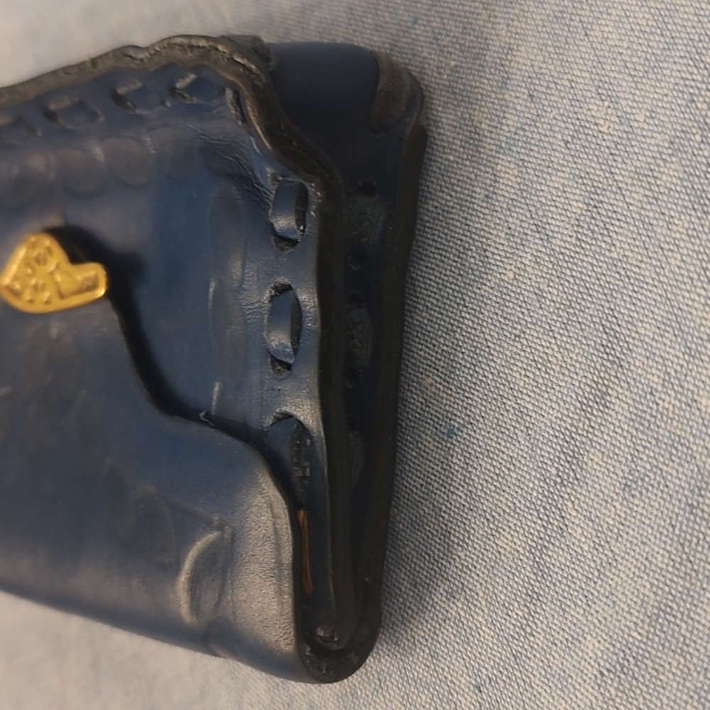 Sami-Amin Blue 🔵 Leather Bird Purse (Pouch)-Brass/Leather Used - Picture 4 of 6